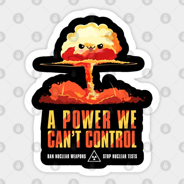 Nuclear awareness Sticker by teresacold